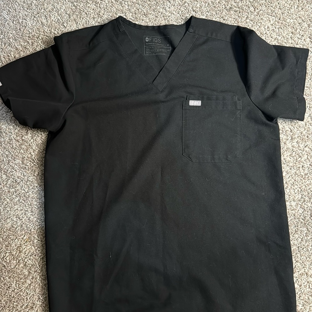Medium Black Figs Scrub Top